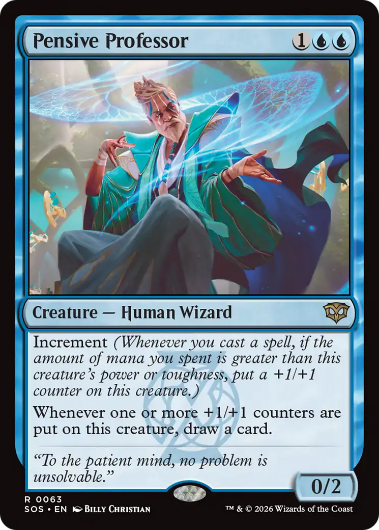 Pensive Professor [Secrets of Strixhaven] MTG Single Magic: The Gathering | Red Claw Gaming