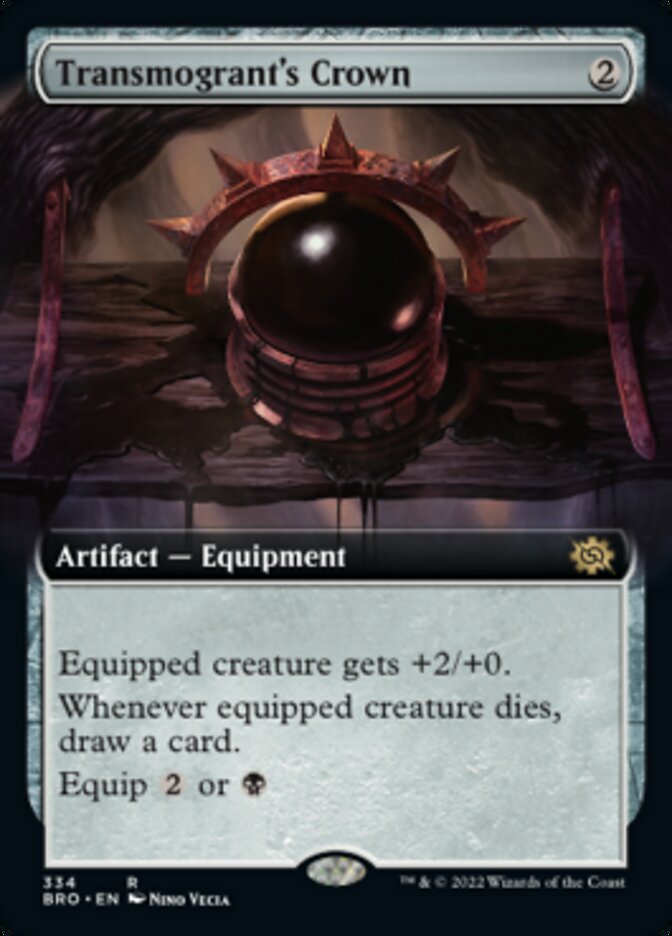 Transmogrant's Crown (Extended Art) [The Brothers' War] MTG Single Magic: The Gathering | Red Claw Gaming
