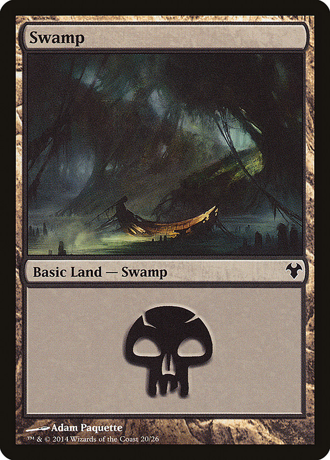Swamp (20) [Modern Event Deck 2014] MTG Single Magic: The Gathering | Red Claw Gaming
