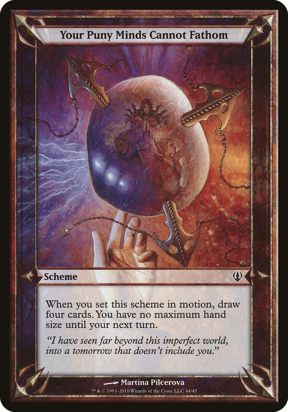 Your Puny Minds Cannot Fathom (Schemes) [Archenemy Schemes] MTG Single Magic: The Gathering | Red Claw Gaming