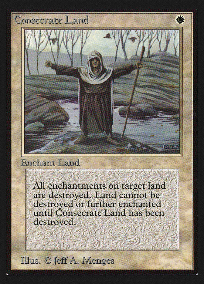 Consecrate Land [Collectors' Edition] MTG Single Magic: The Gathering | Red Claw Gaming