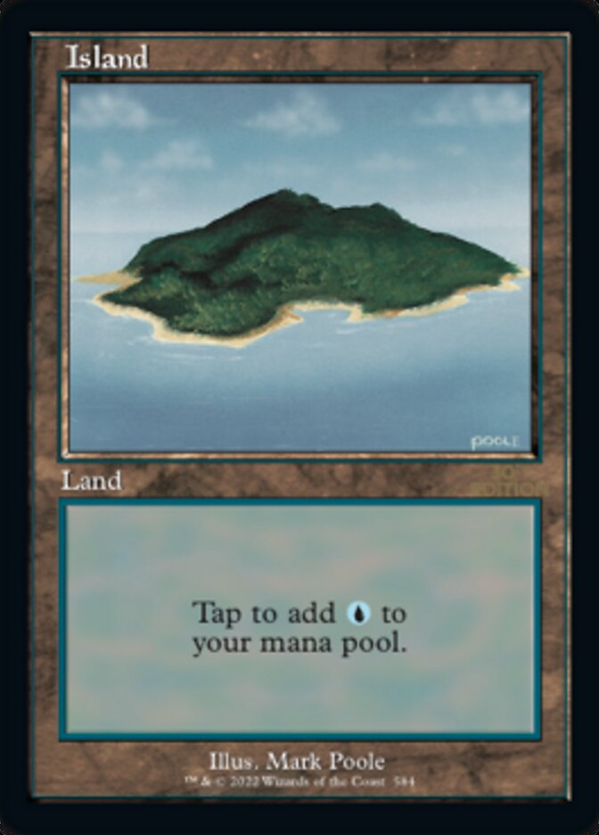 Island (Retro) (584) [30th Anniversary Edition] MTG Single Magic: The Gathering | Red Claw Gaming