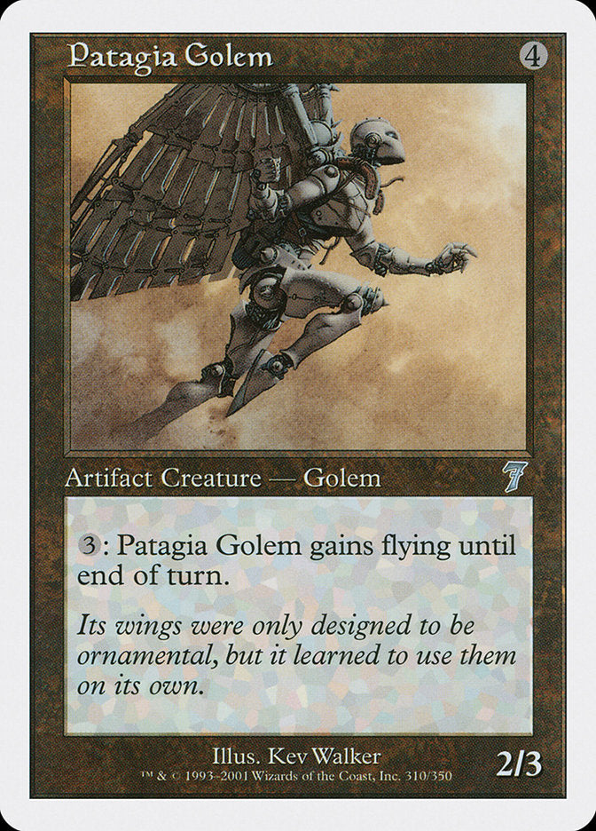 Patagia Golem [Seventh Edition] MTG Single Magic: The Gathering | Red Claw Gaming