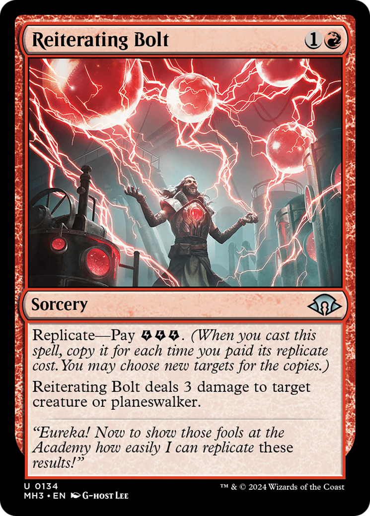Reiterating Bolt [Modern Horizons 3] MTG Single Magic: The Gathering | Red Claw Gaming