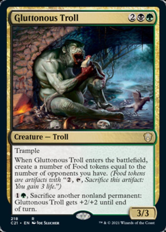 Gluttonous Troll [Commander 2021] MTG Single Magic: The Gathering | Red Claw Gaming