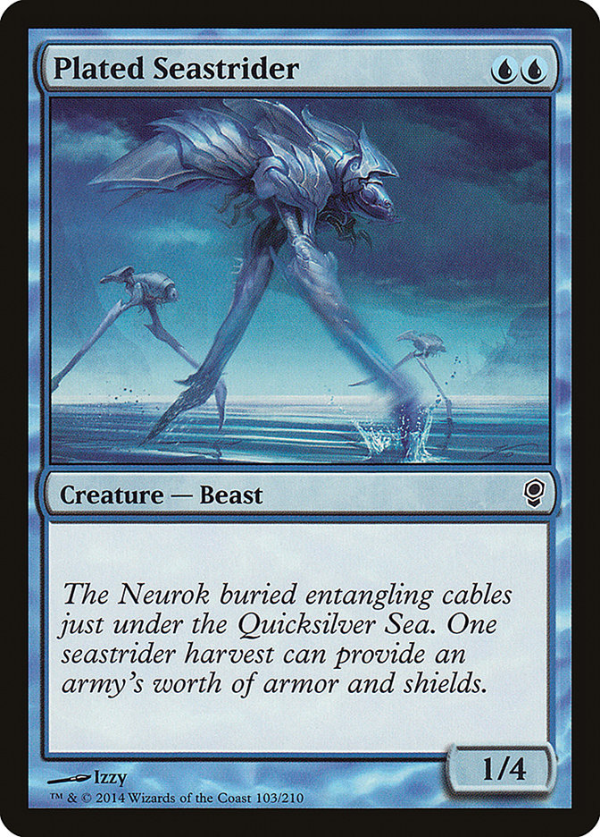 Plated Seastrider [Conspiracy] MTG Single Magic: The Gathering | Red Claw Gaming