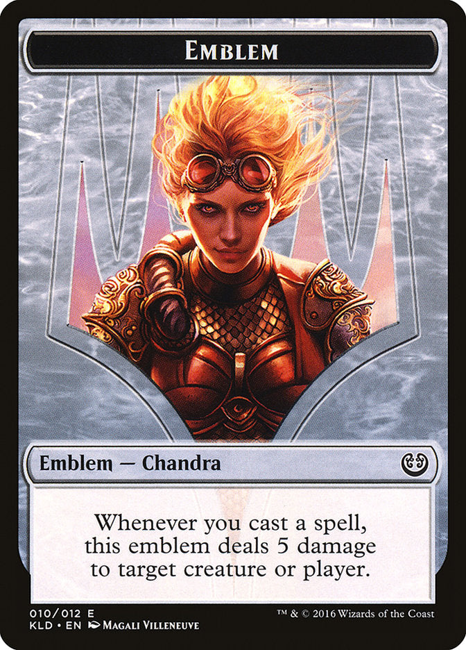 Chandra, Torch of Defiance Emblem [Kaladesh Tokens] MTG Single Magic: The Gathering | Red Claw Gaming