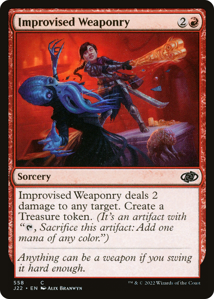 Improvised Weaponry [Jumpstart 2022] MTG Single Magic: The Gathering | Red Claw Gaming