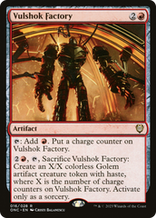 Vulshok Factory [Phyrexia: All Will Be One Commander] MTG Single Magic: The Gathering    | Red Claw Gaming