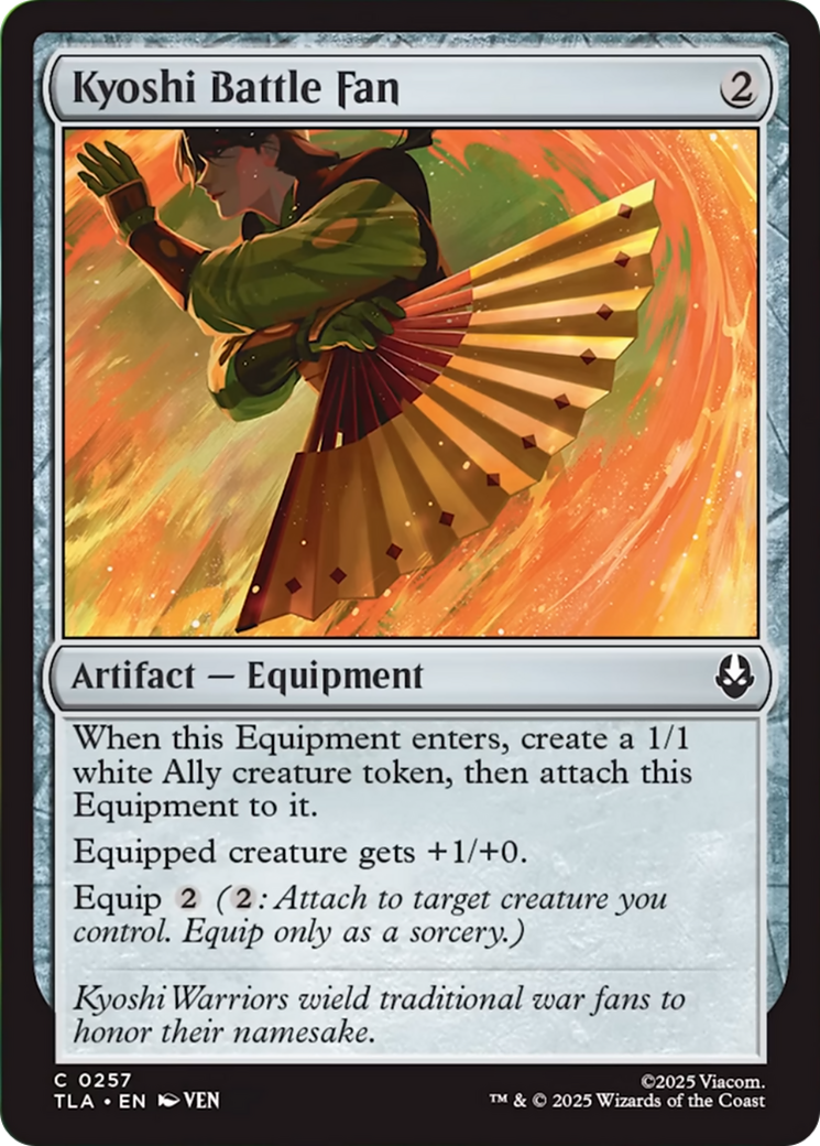 Kyoshi Battle Fan [Avatar: The Last Airbender] MTG Single Magic: The Gathering | Red Claw Gaming