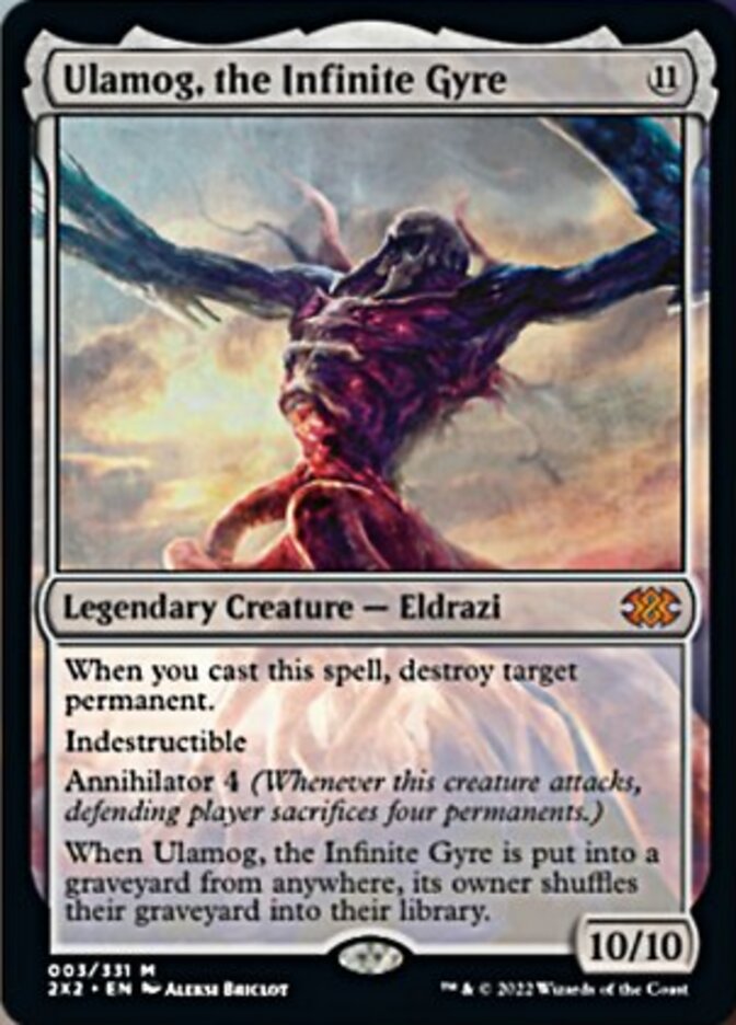 Ulamog, the Infinite Gyre [Double Masters 2022] MTG Single Magic: The Gathering    | Red Claw Gaming