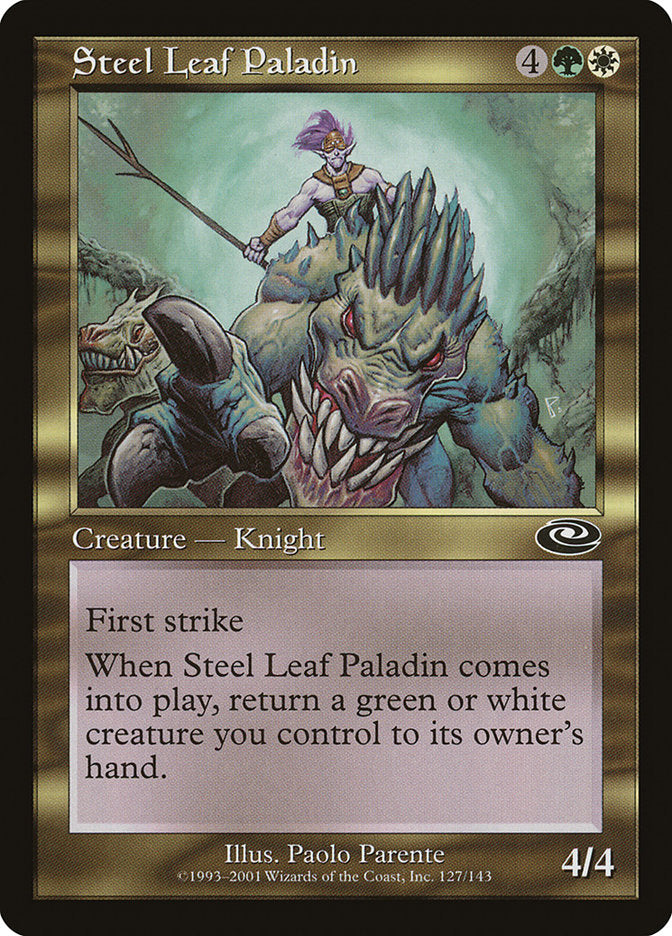Steel Leaf Paladin [Planeshift] MTG Single Magic: The Gathering | Red Claw Gaming