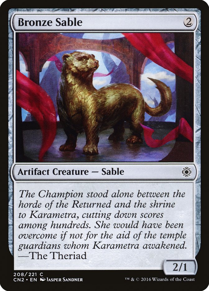 Bronze Sable [Conspiracy: Take the Crown] MTG Single Magic: The Gathering | Red Claw Gaming