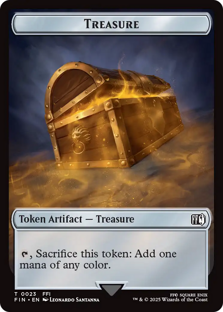 Treasure (0023) // Copy (0001) Double-Sided Token [FINAL FANTASY Tokens] MTG Single Magic: The Gathering | Red Claw Gaming