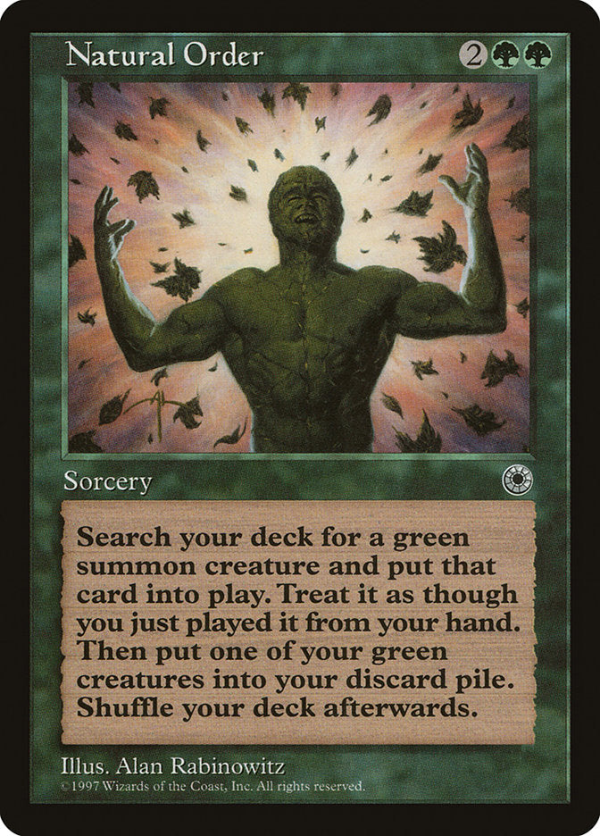Natural Order [Portal] MTG Single Magic: The Gathering | Red Claw Gaming