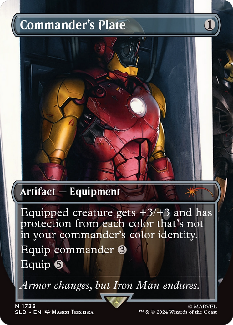 Commander's Plate (1733) [Secret Lair Drop Series] MTG Single Magic: The Gathering | Red Claw Gaming