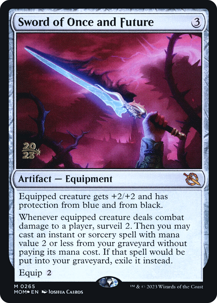 Sword of Once and Future [March of the Machine Prerelease Promos] MTG Single Magic: The Gathering    | Red Claw Gaming