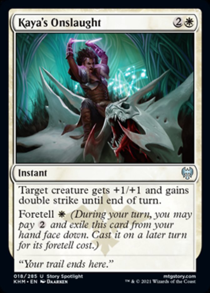 Kaya's Onslaught [Kaldheim] MTG Single Magic: The Gathering | Red Claw Gaming