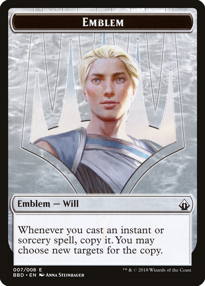 Will Kenrith Emblem [Battlebond Tokens] MTG Single Magic: The Gathering    | Red Claw Gaming