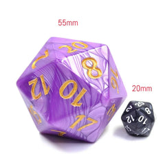 55MM TITAN D20 Dice & Counters Foam Brain Games Purple Pearl   | Red Claw Gaming