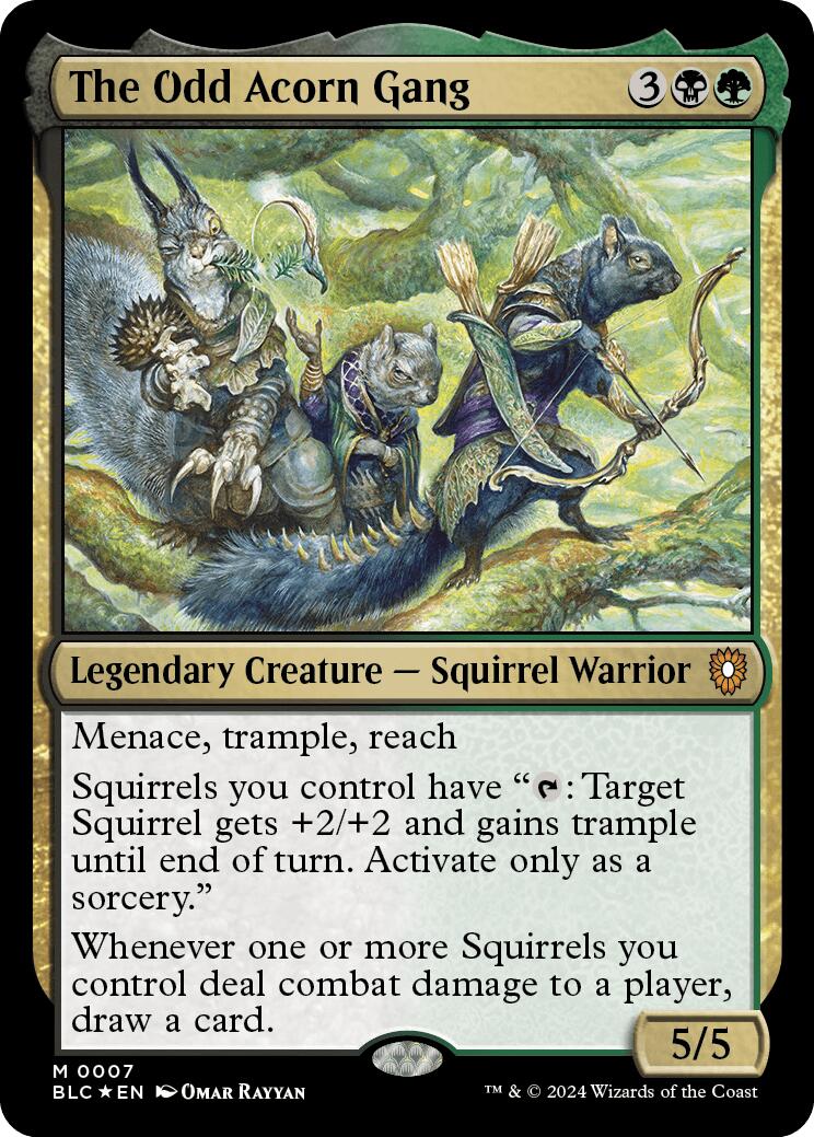 The Odd Acorn Gang [Bloomburrow Commander] MTG Single Magic: The Gathering | Red Claw Gaming