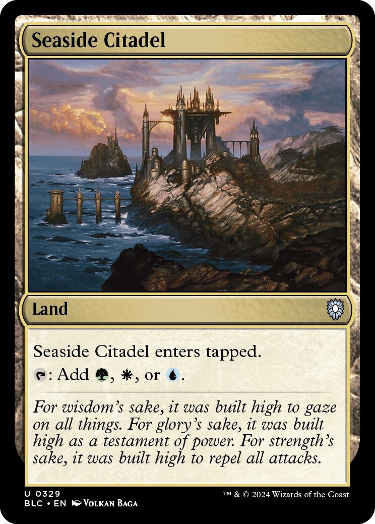 Seaside Citadel [Bloomburrow Commander] MTG Single Magic: The Gathering | Red Claw Gaming