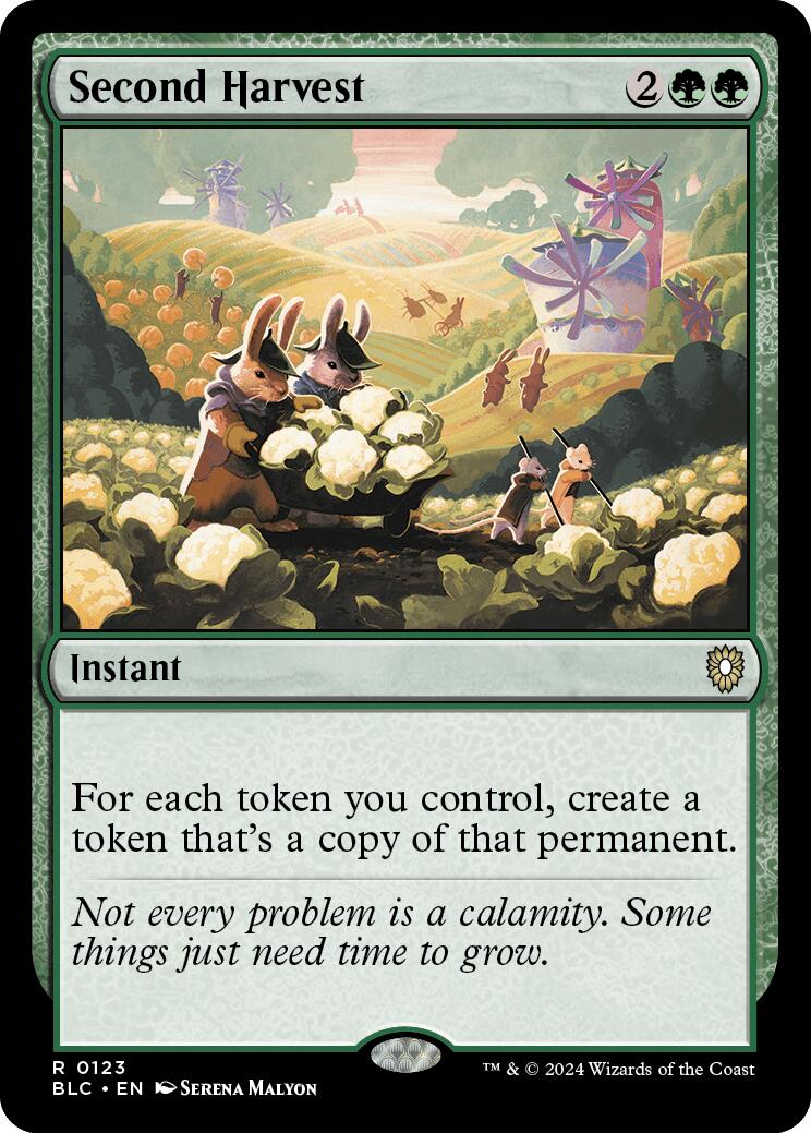 Second Harvest [Bloomburrow Commander] MTG Single Magic: The Gathering | Red Claw Gaming