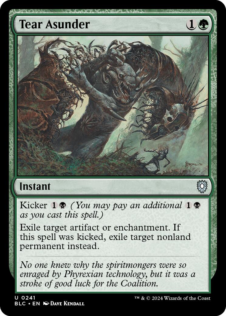 Tear Asunder [Bloomburrow Commander] MTG Single Magic: The Gathering | Red Claw Gaming
