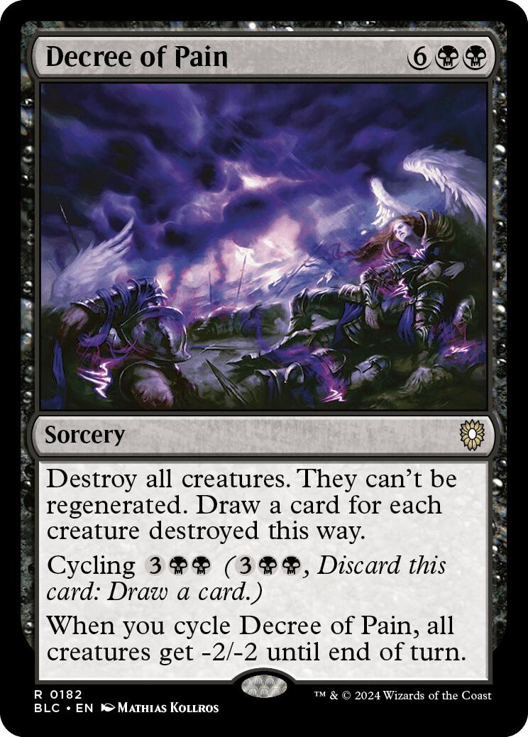 Decree of Pain [Bloomburrow Commander] MTG Single Magic: The Gathering | Red Claw Gaming