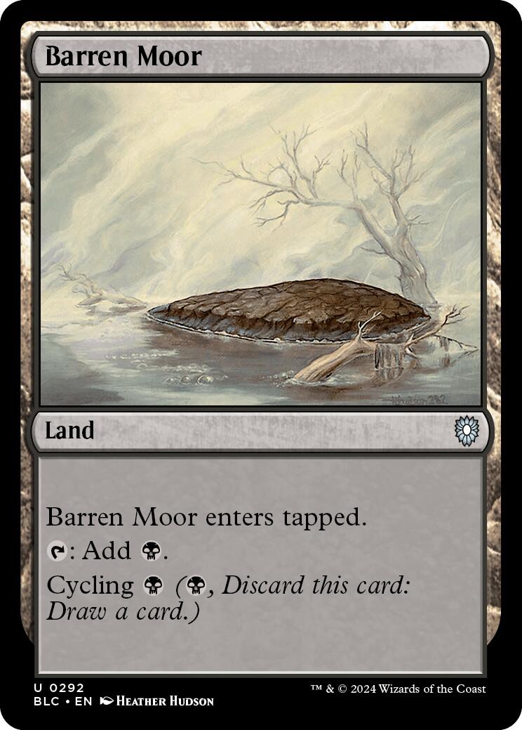 Barren Moor [Bloomburrow Commander] MTG Single Magic: The Gathering | Red Claw Gaming