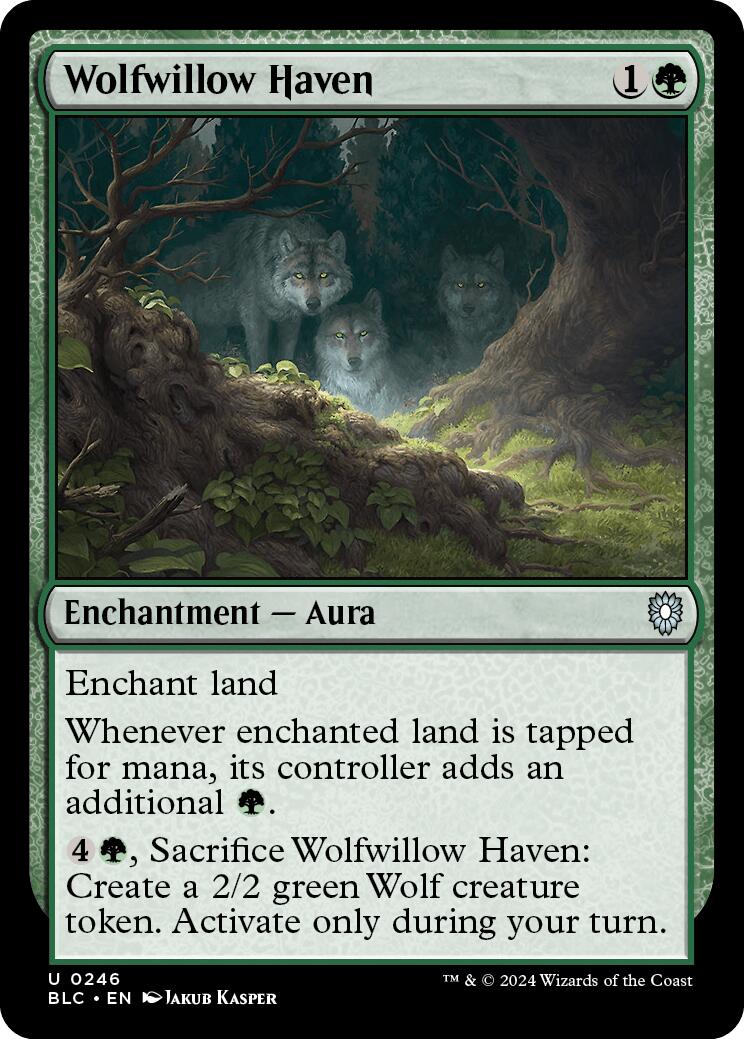 Wolfwillow Haven [Bloomburrow Commander] MTG Single Magic: The Gathering | Red Claw Gaming