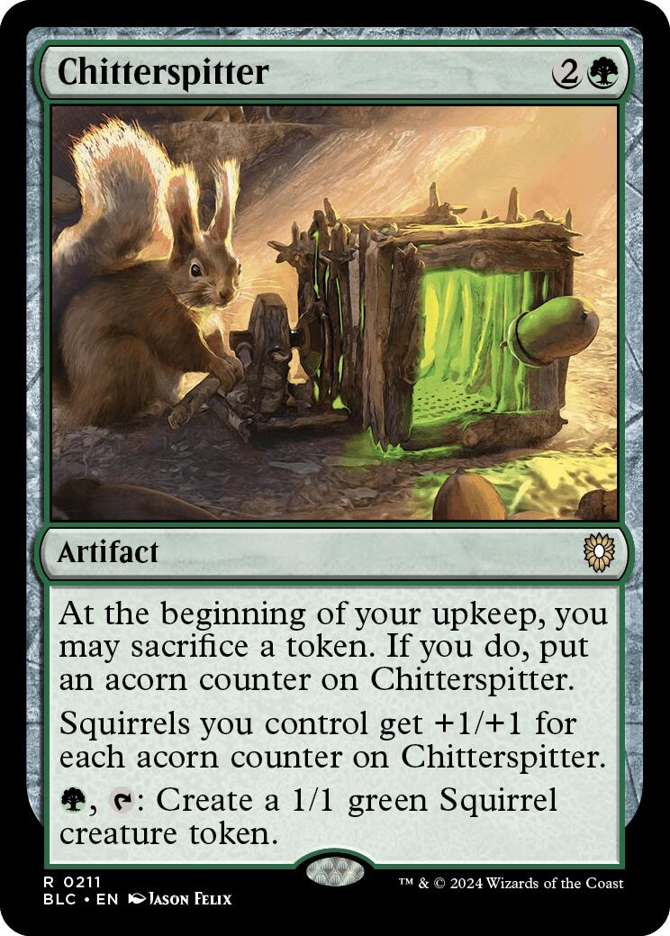 Chitterspitter [Bloomburrow Commander] MTG Single Magic: The Gathering | Red Claw Gaming