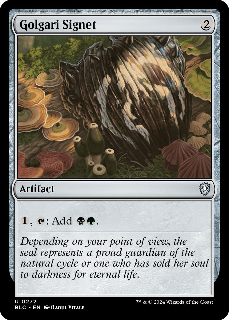 Golgari Signet [Bloomburrow Commander] MTG Single Magic: The Gathering | Red Claw Gaming