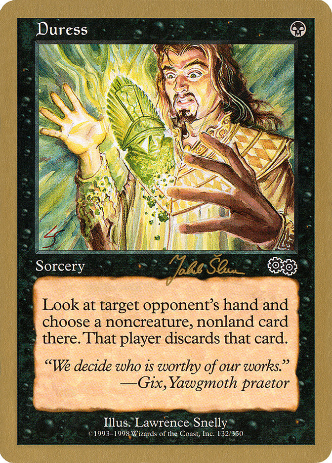 Duress (Jakub Slemr) [World Championship Decks 1999] MTG Single Magic: The Gathering | Red Claw Gaming