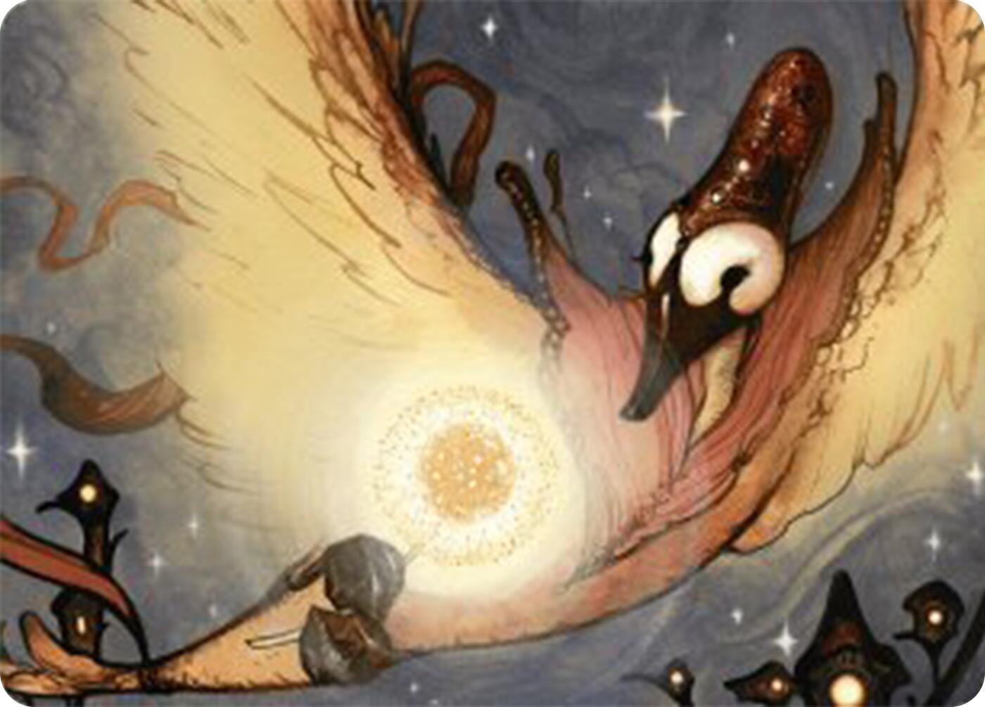 Salvation Swan Art Card [Bloomburrow Art Series] MTG Single Magic: The Gathering    | Red Claw Gaming