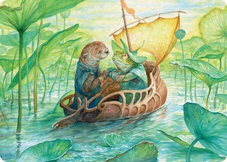 Run Away Together Art Card [Bloomburrow Art Series] MTG Single Magic: The Gathering | Red Claw Gaming