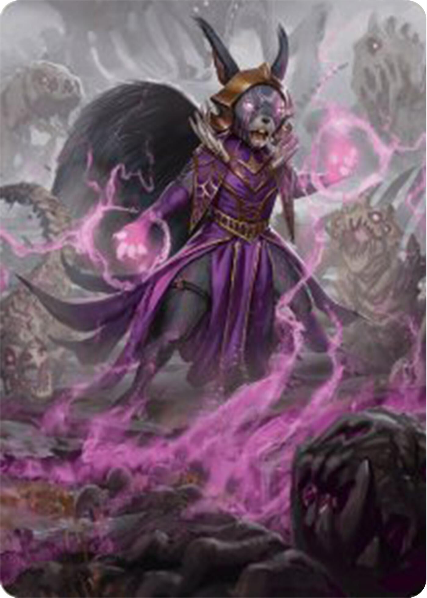 Liliana of the Dark Realms Art Card [Bloomburrow Art Series] MTG Single Magic: The Gathering | Red Claw Gaming