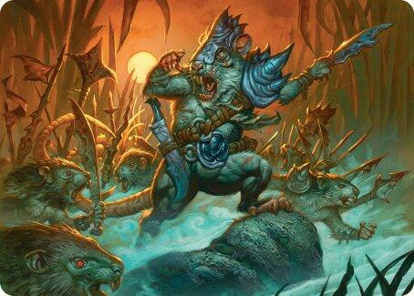Persistent Marshstalker Art Card [Bloomburrow Art Series] MTG Single Magic: The Gathering | Red Claw Gaming