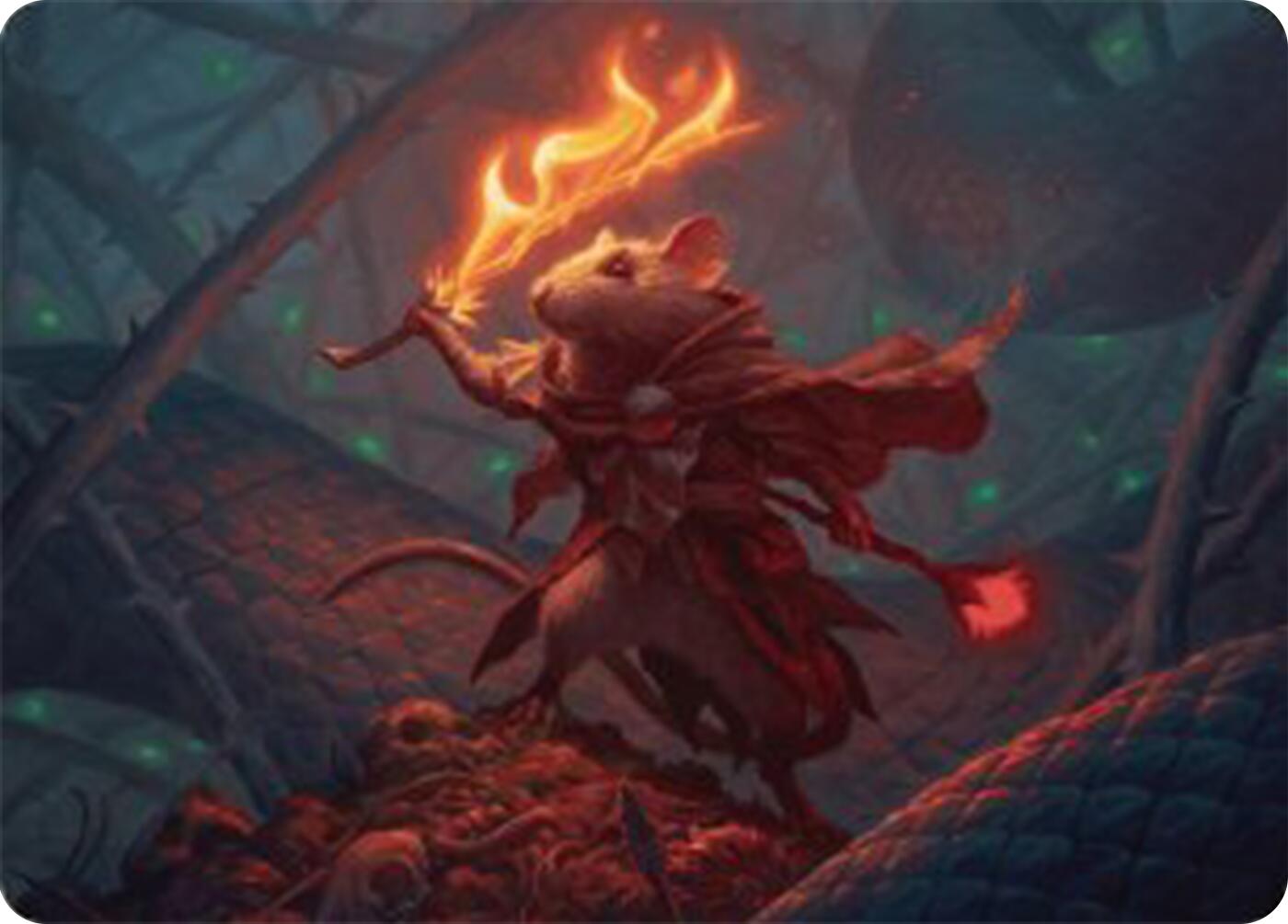 Emberheart Challenger Art Card [Bloomburrow Art Series] MTG Single Magic: The Gathering    | Red Claw Gaming