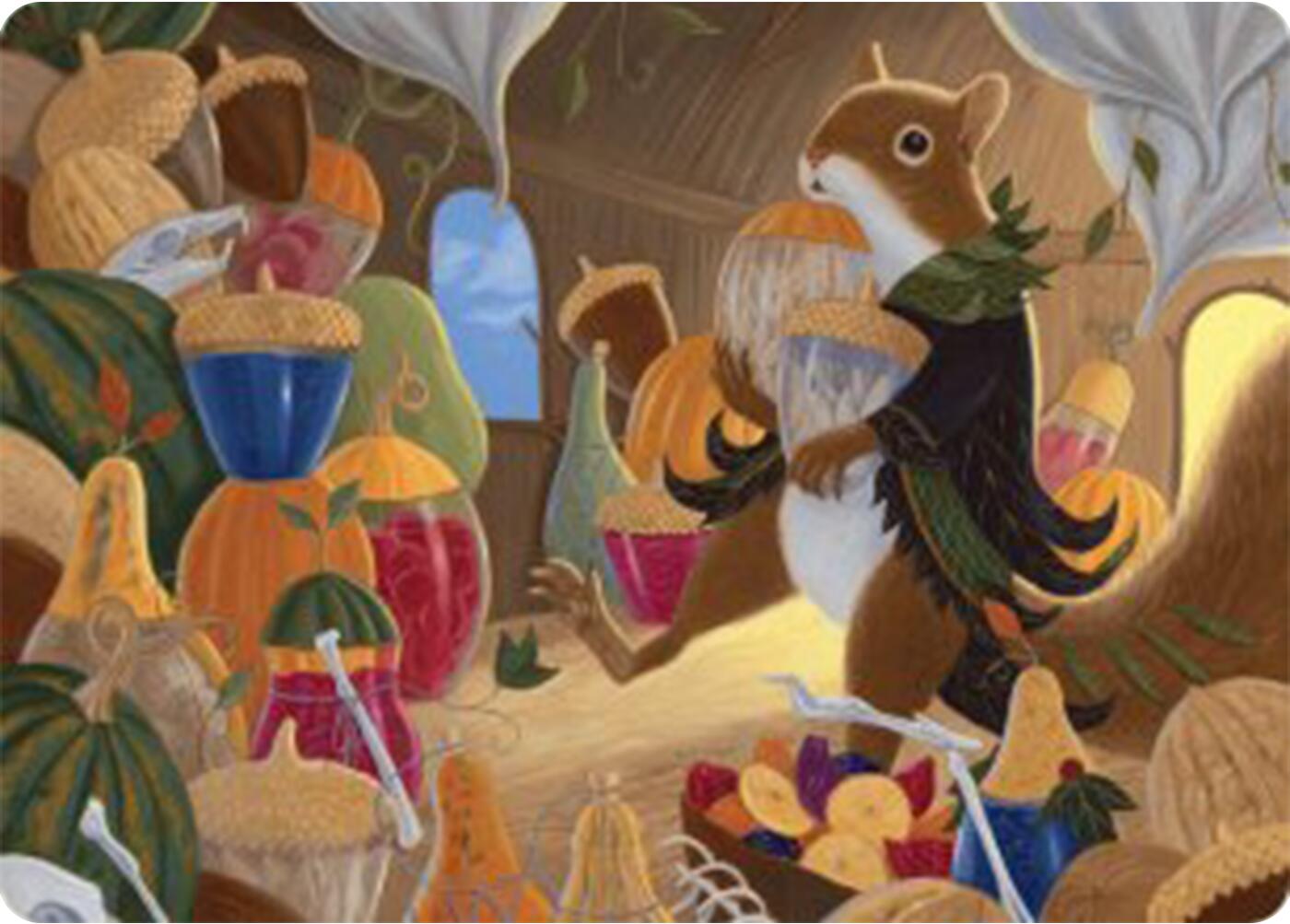 Stocking the Pantry Art Card [Bloomburrow Art Series] MTG Single Magic: The Gathering | Red Claw Gaming