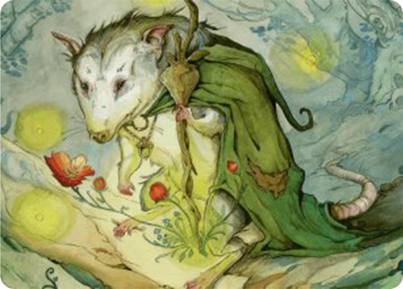 Tender Wildguide Art Card [Bloomburrow Art Series] MTG Single Magic: The Gathering | Red Claw Gaming