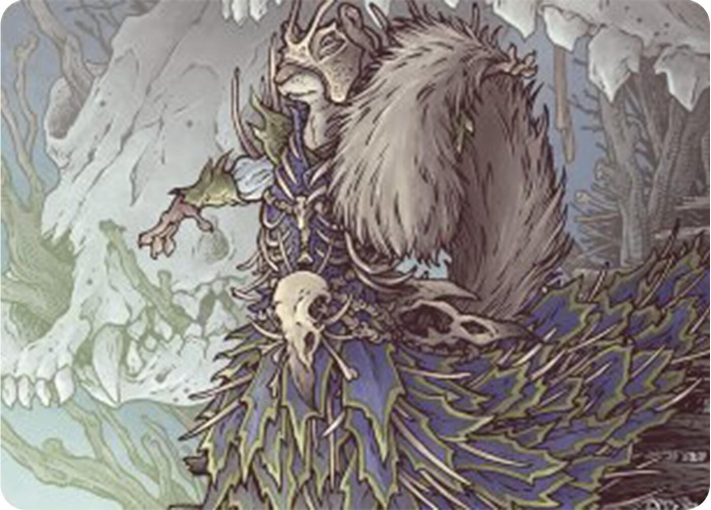 Camellia, the Seedmiser Art Card [Bloomburrow Art Series] MTG Single Magic: The Gathering    | Red Claw Gaming