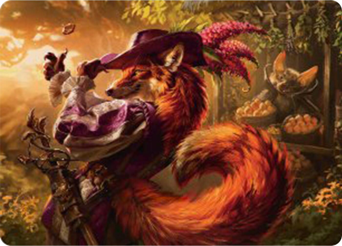 Mr. Foxglove Art Card [Bloomburrow Art Series] MTG Single Magic: The Gathering | Red Claw Gaming