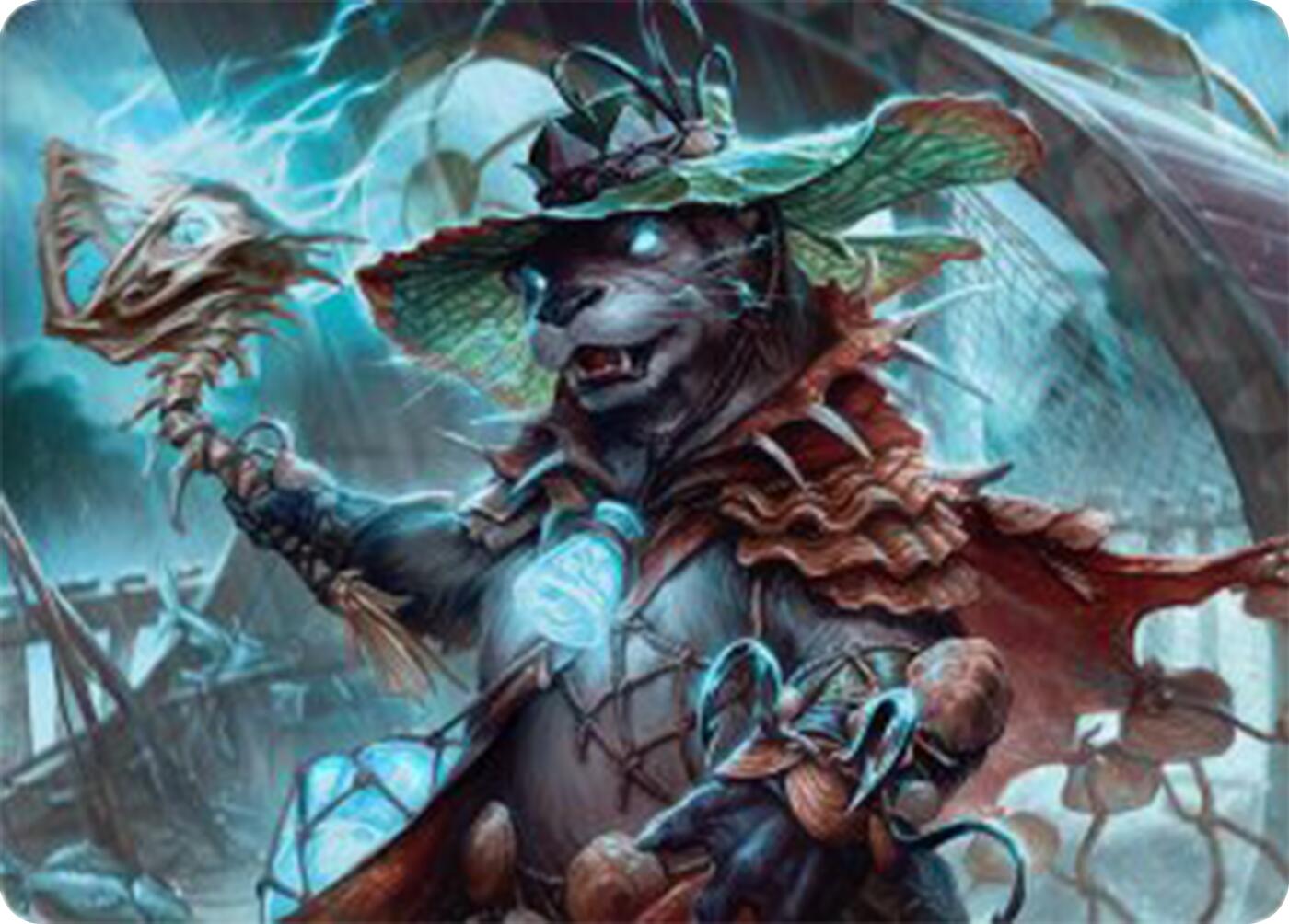 Tempest Angler Art Card [Bloomburrow Art Series] MTG Single Magic: The Gathering | Red Claw Gaming