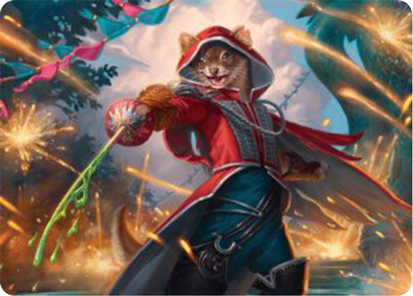 The Infamous Cruelclaw Art Card [Bloomburrow Art Series] MTG Single Magic: The Gathering | Red Claw Gaming