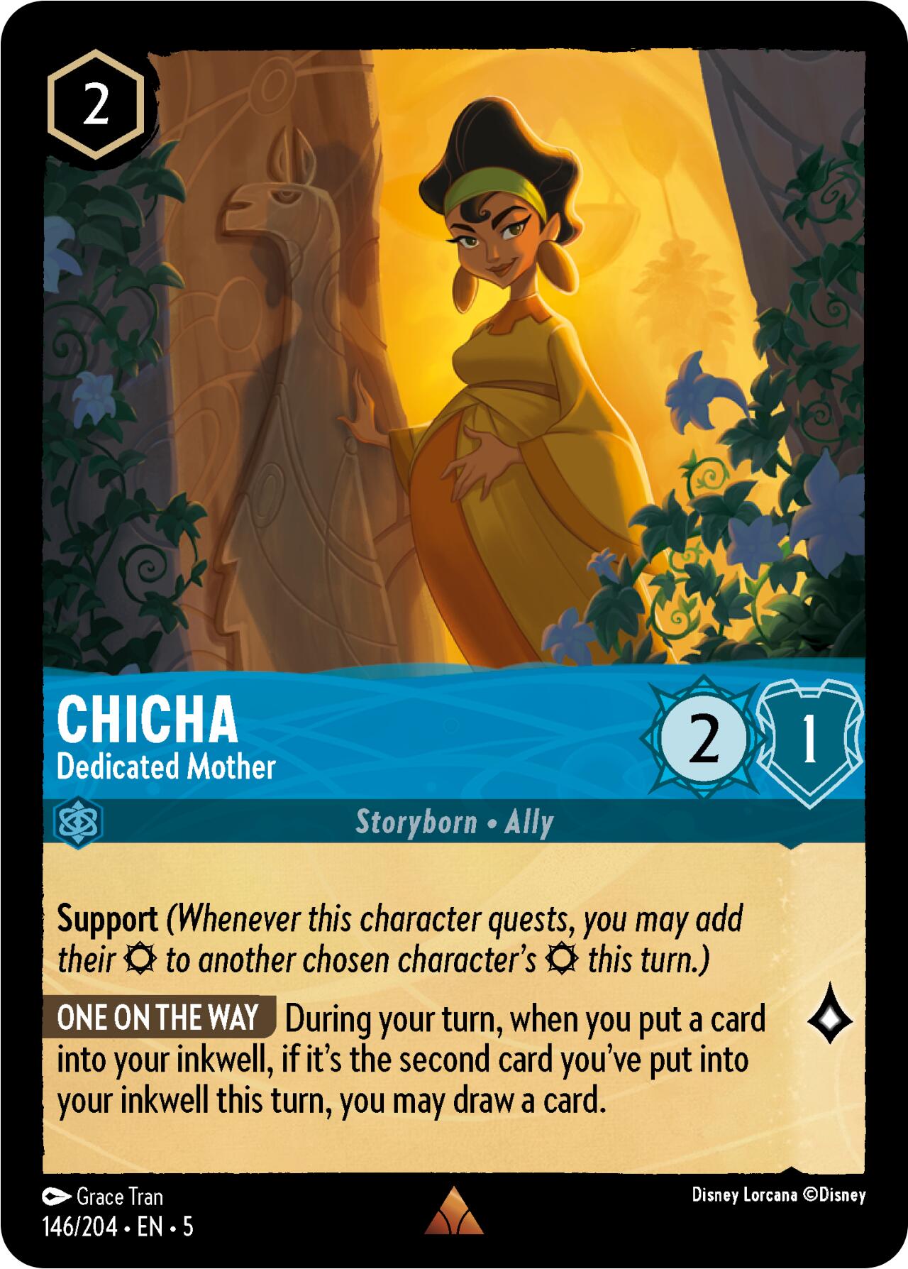Chicha - Dedicated Mother (146/204) [Shimmering Skies] Lorcana Single Disney    | Red Claw Gaming