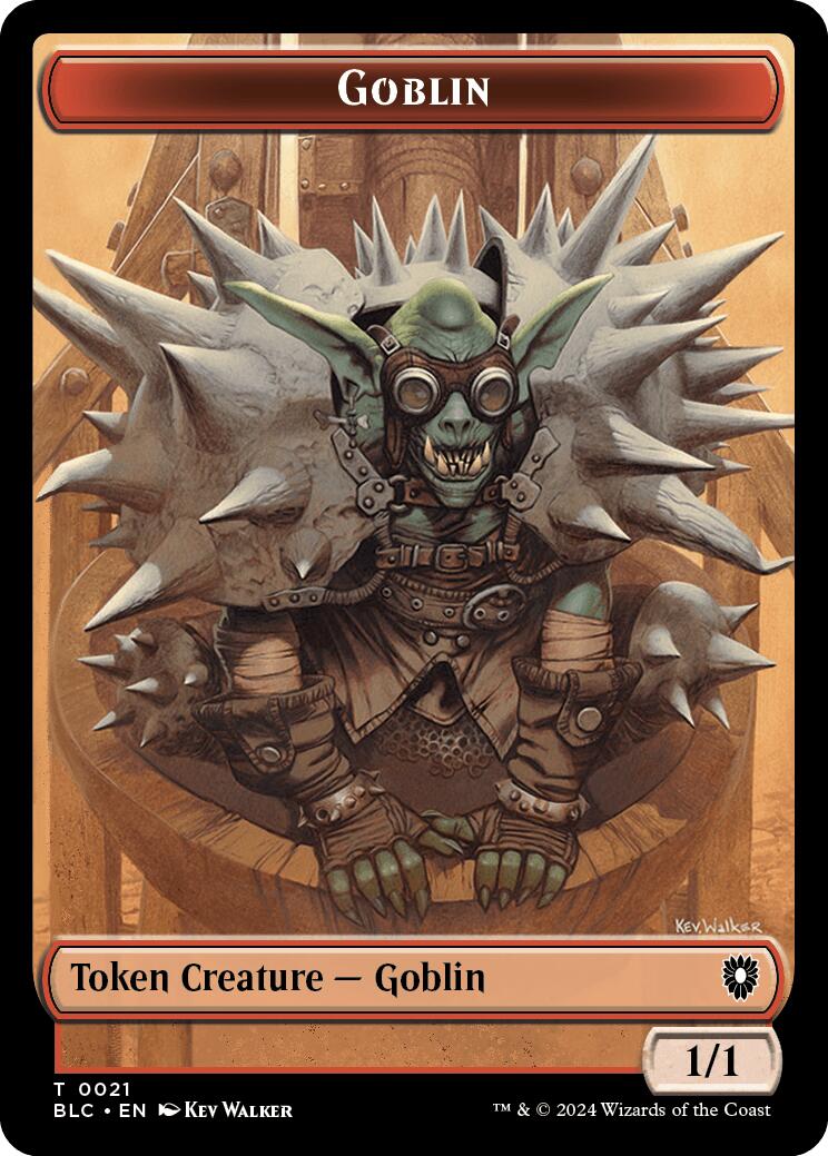 Goblin // Thopter Double-Sided Token [Bloomburrow Commander Tokens] MTG Single Magic: The Gathering | Red Claw Gaming