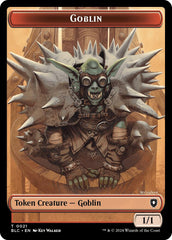 Goblin // Thopter Double-Sided Token [Bloomburrow Commander Tokens] MTG Single Magic: The Gathering | Red Claw Gaming