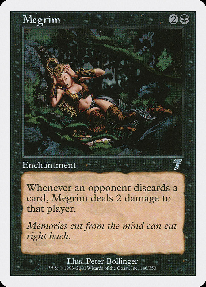 Megrim [Seventh Edition] MTG Single Magic: The Gathering | Red Claw Gaming