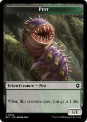 Pest // Shapeshifter Double-Sided Token [Bloomburrow Commander Tokens] MTG Single Magic: The Gathering | Red Claw Gaming